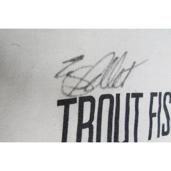 Trout Fishing in America T Shirt Signed Autographed Grimwood Idlet Sz M Vintage - Picture 3 of 6